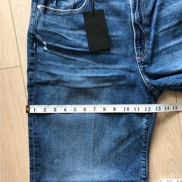 NWT Paige Sasha 32”petite High Rise Wide Leg Jeans MODERNISM Anthropologie - Picture 9 of 16